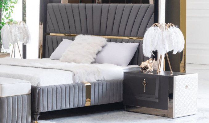 Nightstand Side Table Table Wood Tables Bedroom Furniture Nightstands Gray