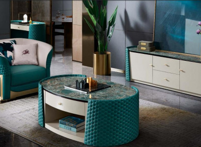 Sideboard cabinet cupboard TV stand turquoise side cabinet furniture living room new