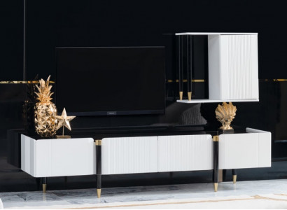 Sideboard cabinet TV wood lowboard dresser design furniture new living wall RTV cabinet