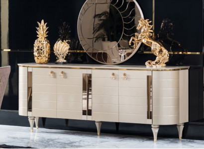 Sideboard Modern Cabinet Solid Wood Furniture Italian Design New