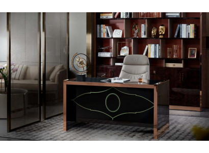 Office cabinet brown wood study brown modern design furniture luxury cabinet