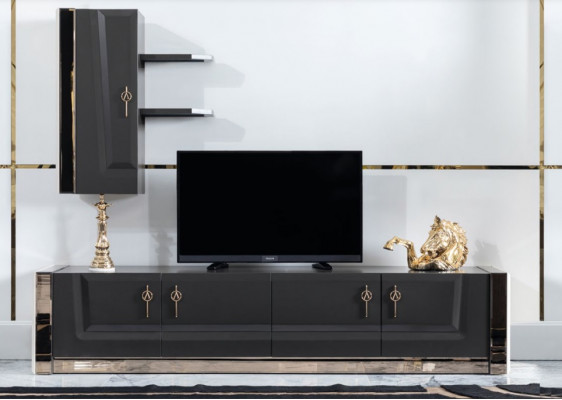 Sideboard living room furniture TV lowboard television stand design RTV cabinet wall unit