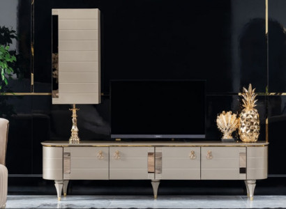 Sideboard Cabinet Wall Modern TV Wood Suite Set Furniture Wall Unit Display Cabinet RTV