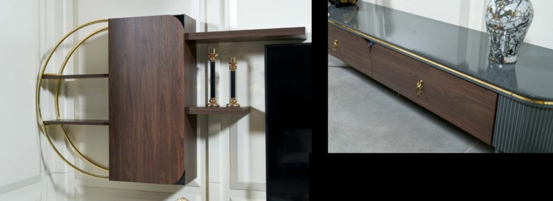 Wooden design TV furniture, shelves, wall units, shelving walls, cabinets, sideboard, low board