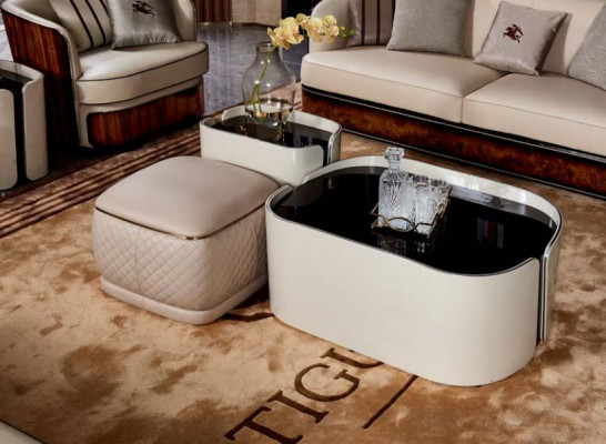 Coffee table modern design furniture wood luxury white new creative living room table