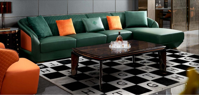 Coffee table elegant wood side table modern design furniture luxury living room
