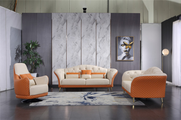 Luxury Furniture Sofa Set Couch Sofa Upholstery 3+2 Living Room Seating Group