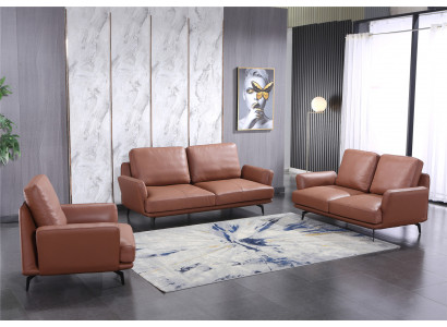 Sofa set 3+2 seater leather sofa couch living room set modern design