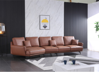 Leather sofa living area corner sofa L-shape corner set suite modern sofa