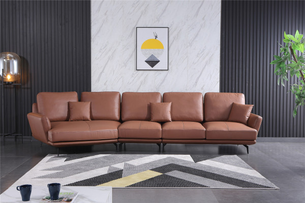 Leather sofa living area corner sofa L-shape corner set suite modern sofa