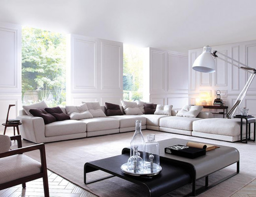 Sectional sofa living room sleep sofa couches couch set L-shape leather set new
