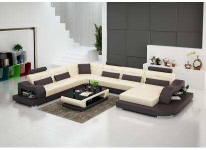 Corner sofa couch upholstery corner seat living landscape set U-shape