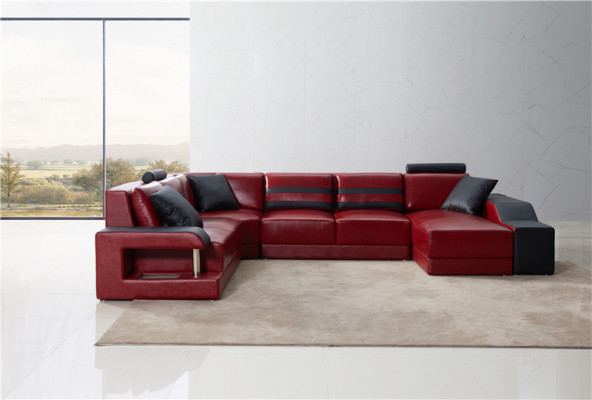 Modern sofa corner suite U-shaped upholstered corner couch designer seating furniture couches