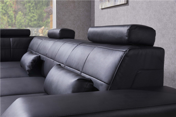 Corner sofa leather sofa big L-shaped living area sofa couch set