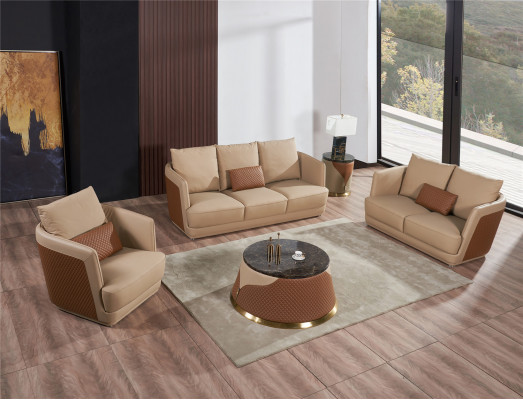 Sofa set 3+2 seater leather sofa couch living area suite design