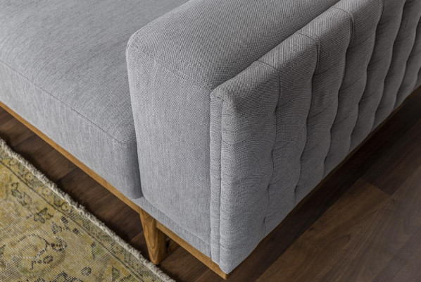 Three-seater sofa 3-seater fabric sofa sofas modern gray fabric couch new