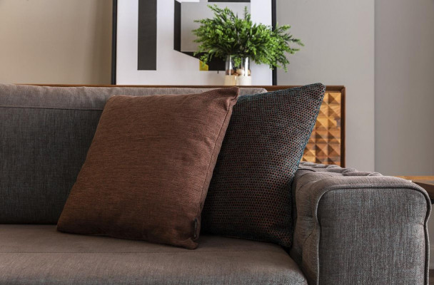 Group Sofa Set 331 Seater Fabric Sofa Sofas Fabric Armchair Grey