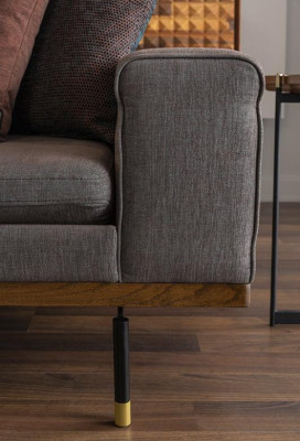 Group Sofa Set 331 Seater Fabric Sofa Sofas Fabric Armchair Grey