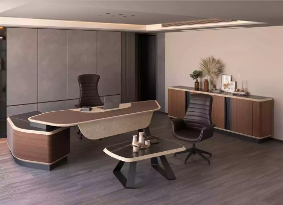 Modern corner desk office furniture executive desk executive desk brown