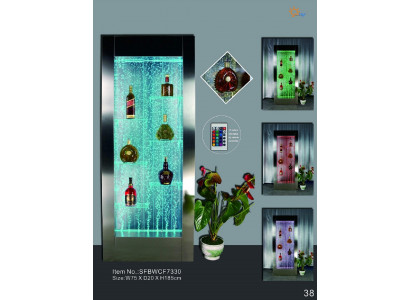 LED water wall bar shelf column water column counter shelf decor designer