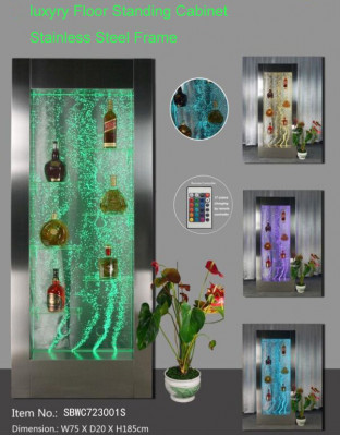 LED water wall bar shelf column water columns decor counter shelves designer