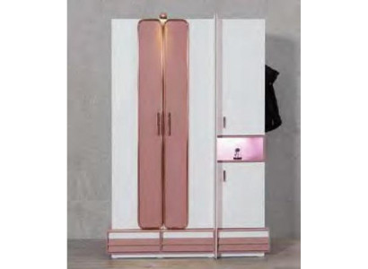 Wardrobe Closet Bedroom Cabinets Two-tone Youth Wardrobes
