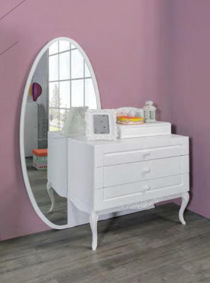 Modern dresser wood bedroom youth children's room white furniture design new