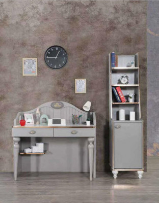 Youth room furniture shelf children's room table country style wood desk new