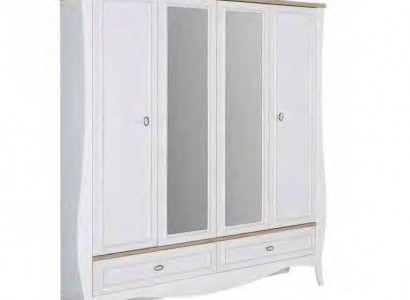 Wardrobe Country House Bedroom Cabinet Furniture Living Wood Luxury