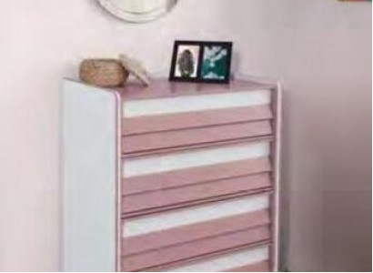 Children's room youth room dresser children's wardrobe two-tone furniture girl new
