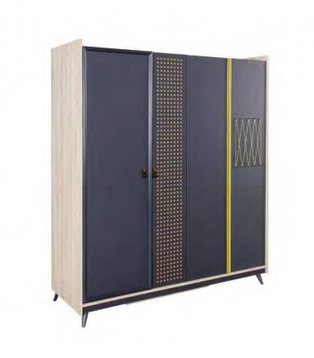 Youth Children's Room Bedside Cabinet Modern Bedroom Dresser Table 5-piece set.