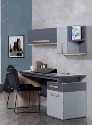 Youth room bed wardrobe dresser desk wardrobe 5-piece set