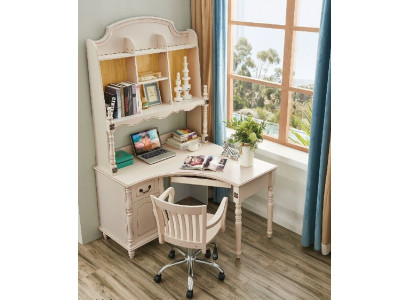 Corner desk 2in1 chair armchair table country house furniture office sets tables office
