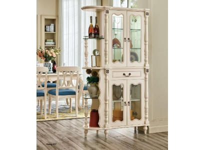 Display cabinet living room classic glass bar wood cabinet glass cabinet