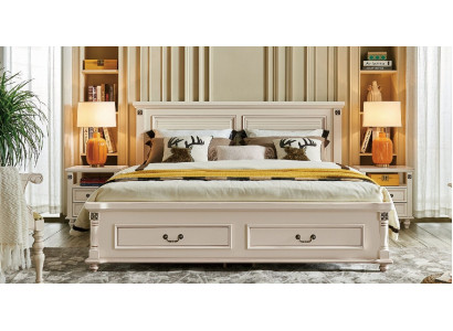 Double hotel beds bedroom 180x200 cm wood wooden bed bed design luxury