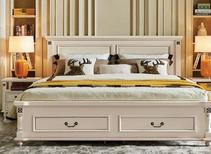 Double hotel beds bedroom 180x200 cm wood wooden bed bed design luxury