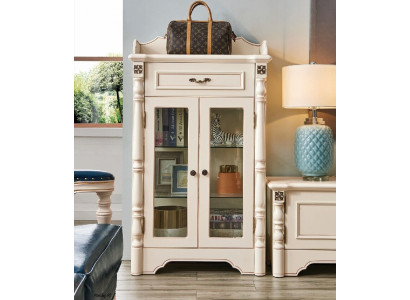Cabinet Dresser Display Cabinet Colonial Style Furniture Sideboard Sideboards Wood New