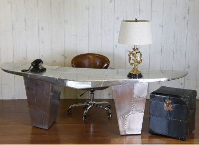 Desk computer table office table aluminum tables aviator study room