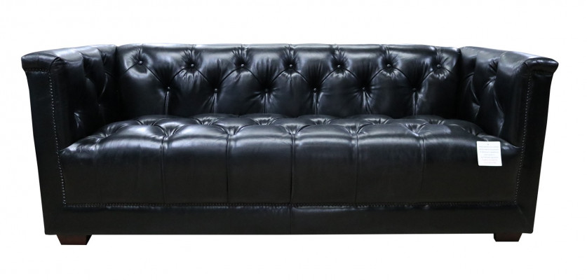 Sofa Chesterfield 3-Seater Vintage Aviator Airplane Genuine Leather Aluminum Sofas