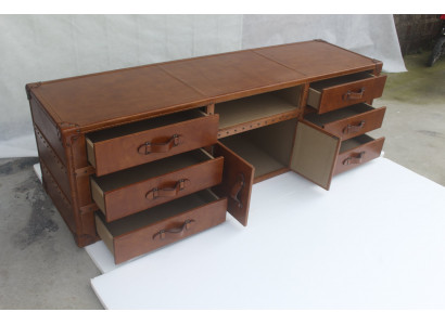 Furniture Sideboard Dresser Vintage Sideboard Luxury RTV Sideboard Cabinet Leather New