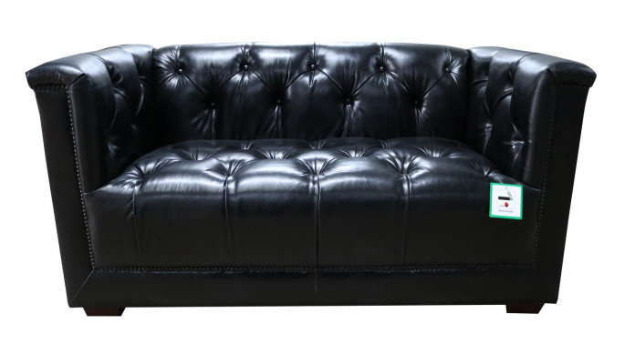 Genuine leather sofa, two-seater aircraft seat, aviator armchair, new leather armchair