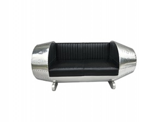Aluminum Sofa Leather Sofa Furniture Airplane Jet Engine Luxury Furniture Jack Union New
