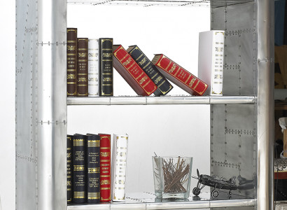Aviator Furniture Aluminum Shelf Luxury Designer Cabinet Shelves