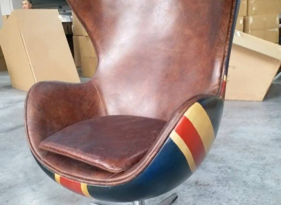 Chair lounge armchair vintage swivel chair executive armchair lounge club leather Jack