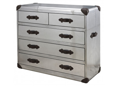 Dresser Cupboard Cabinet Drawers Retro Vintage Pilot Airplane