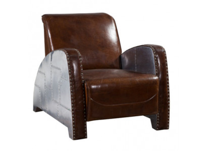 Cocktail armchair leather vintage leather armchair armchair aviator lounge club furniture sofa