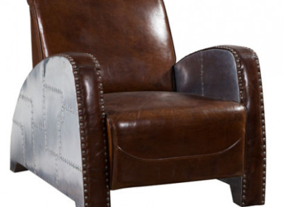 Cocktail armchair leather vintage leather armchair armchair aviator lounge club furniture sofa