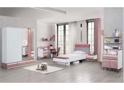 Youth room children's room complete set youth bed desk wardrobe furniture