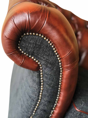 Sofa Luxury Textile Chesterfield Couch Sofas Upholstery 3-Seater Couches New