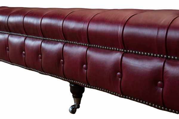 Modern Design Sofa 4-Seater Couch Luxury Classic Leather Chesterfield Sofas